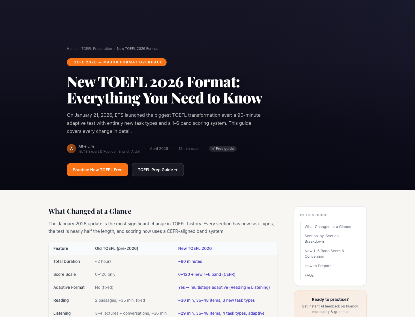 Tự học TOEFL 2026: routine 30 phút cho Speaking và Writing | English AIdol Blog